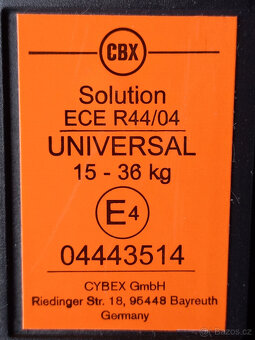 AUTOSEDAČKA Cybex 15 - 36 Kg - 2 ks - 10