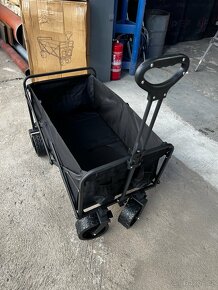 Kvalitni , kempingový - skládací, plážový ,kovový vozík - 10