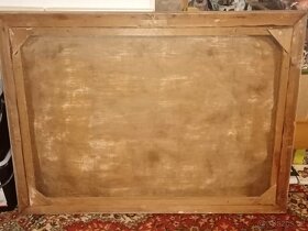 Mořské vlny bijící o skály s racky a loděmi 110 x 80 cm - 10