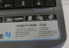 15.6 Notebook Acer Aspire 5738Z - 10