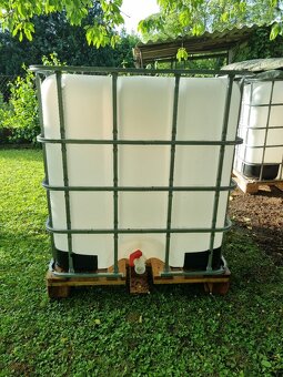 Super IBC jednou použitý, vypláchnutý, čistý s obalem a filt - 10