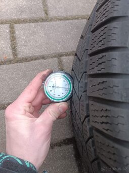 459. Plechové disky R16 BMW + Poklice + zimní pneu. - 10