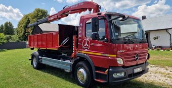 MERCEDES-BENZ ATEGO 1624 HÁKOVÝ NOSIČ + HYDR. RUKA + Kontaj - 10