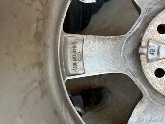 Alu kola Audi 5x112  8Jx18” 4K0601025D + pneu continental - 10