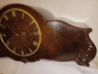 Junghans hodiny starožitný krbové stolní - 10