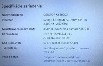 Lenovo E430 / i5 3210M / 8GB RAM / 250GB SSD / 14" - 10