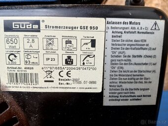 Elektrocentrála GSE 950 - 10