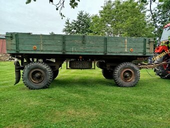 Vlek za traktor, vlečka, traktorový přívěs, valník 7t - 10
