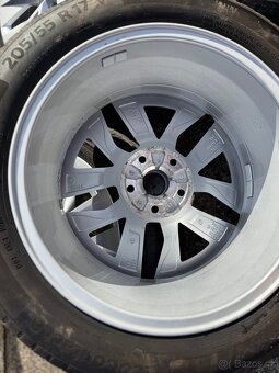 Alu kola Škoda 5x112 R17 včetně pneu Continental 205/55/17 - 10