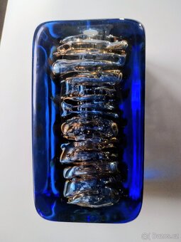 Váza Hutní sklo-František Vízner Škrdlovice vzor 6860/18 - 10