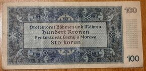Bankovna 100,-Kč z roku 1940 - 10
