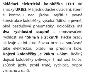 Koloběžka URBiS 3.1 - 10