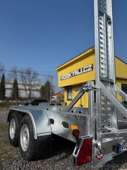 Přívěsný vozík 300x150cm, minibagr, 2700kg, nájezdy - 10