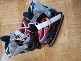 Dětské chlapecké brusle na led rostoucí velikost 30-33 - 10