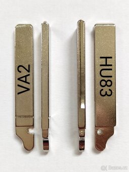 Klíč Peugeot Citroen 433MHz ID46.  Citroen C2 C3 C4 C5 C6. - 10