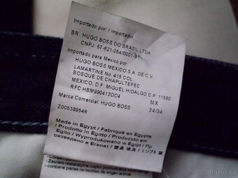 Hugo Boss Comfort fit nové pánske rifle L-34/34 - 10