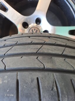 Originální litá sada kol VW 5x112 205/55 R16 HANKOOK DOT5021 - 10