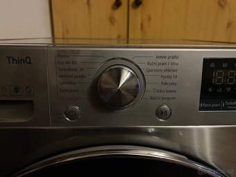 🔹 Luxusní nerezová pračka LG – 9 kg | Top stav Plně funkční - 10