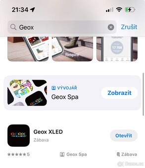 Boty s led osvětlením na aplikaci Geox Respira vel. 40 - 10