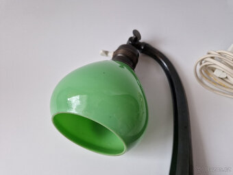 Starožitná zdobená secesní stolní lampička lampa - 10