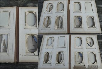 Alba na kabinetní fotografie, secesní fotoalbum - 10