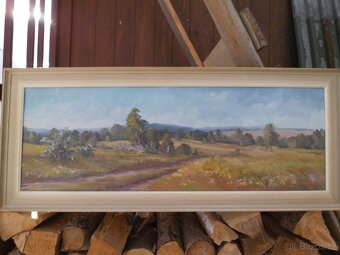 Obraz zátiší vlčí máky ve váze -sig. Jirka - 10