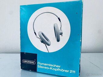 Vintage sluchátka Grundig Stereo 211, rok 1968 - 10