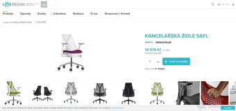 Kancelářská židle Herman Miller Sayl (PC 17800,-) - 10