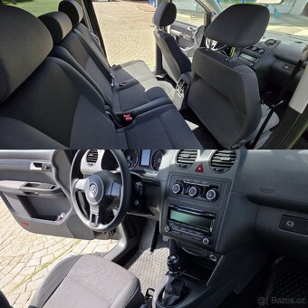 VW CADDY 2,0 TDi LONG 103kW 7 MÍST, 1.MAJ 140.tkm VÝHŘEVY - 10