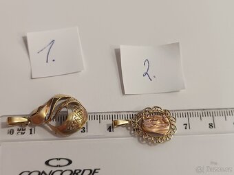 Zlaté řetízky, přívěsky a náušnice 585/1000 14kt - 10