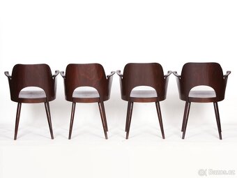 4x luxusní pohodlné židle, návrh O. Heardtl, TOP stav. - 10