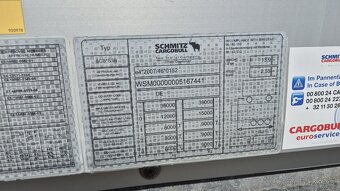 Prodám SCHMITZ SKO 24/L - 13.62 skříňový - dvojitá podlaha - 10