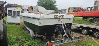 Kajutová loď  + vlek - 10