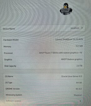 LENOVO ThinkBook 13s Gen3 - RYZEN 7 5800U,13.3",16GB, 2TB - 10