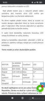 Elektrická koloběžka,,Eco-Predator, dual 8000W - 10