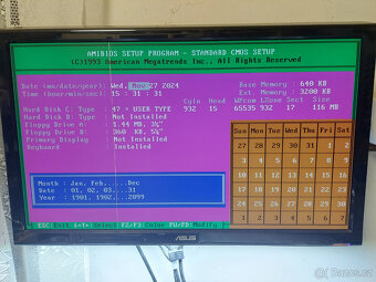 AT počítač JZD Slušovice TNS - RIVAL 286, AMD 386DX-40 - 10