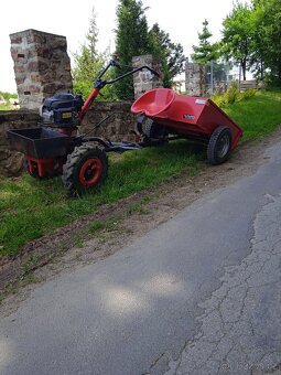 Malotraktor Vari Honda + sklápěcí přívěs - 10