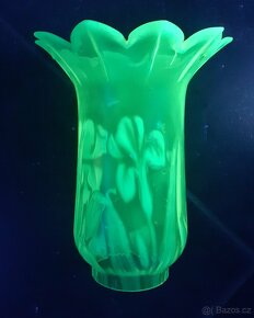 Petrolejová lampa - originál stínítka 19. stol, 9 kusů - 10