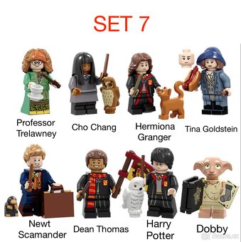 Rôzne figúrky Harry Potter (8ks) typ lego - nove - 10
