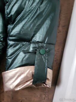 BUNDA 4XL- TMAVĚ ZELENO-BÉŽOVÁ- MÓDNÍ - 10