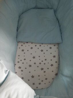 Proutěný koš pro miminko s vybavením - 10