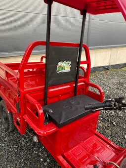 Elektro Pracovní Tříkolka - Tuk Tuk | 600kg nosnost | 45km/h - 10