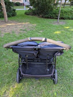 Dvojkočárek / kombinovaný kočárek / sourozenecký kočárek - 10