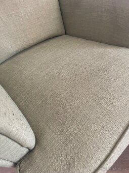 Křeslo ikea Strandmon s podnožkou - 10