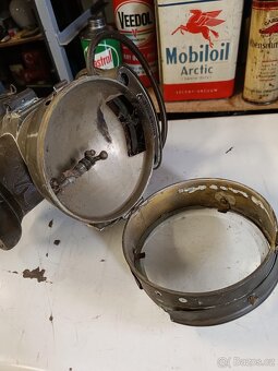 Velká karbidové lampa Bleriot 1900, nález necisteno - 10