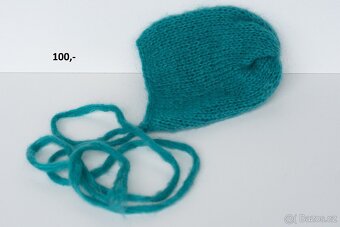 Čepičky na newborn focení - 10