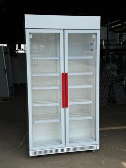 Prosklená chladicí lednice 117x63,5x226cm - 10