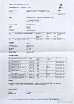 Alu disky 18", 5x108, ET 48, šířka 8J - 10