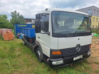 Hakovy nosič 5 t kontejneru mercedes atego - 10