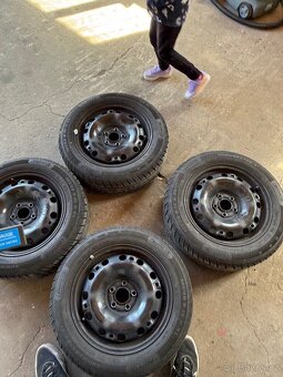 Plechové disky VW Polo 5x100 R15 - 185/60/15 (7mm) - 10